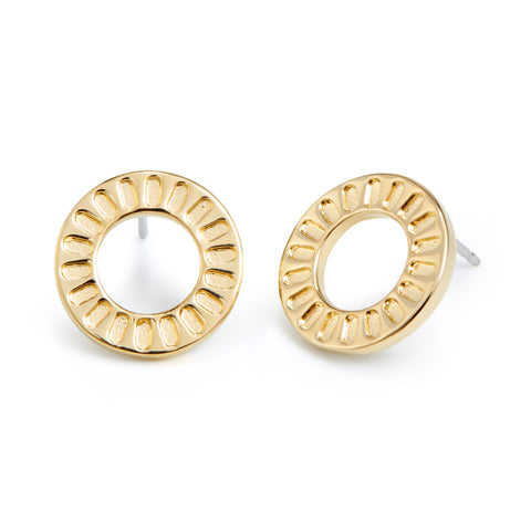 Central Circle Earrings