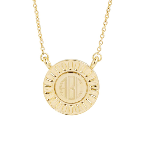 Central Disc Necklace