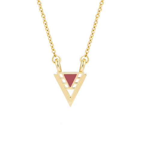 Varick Triangle Necklace