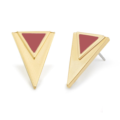 Sloan Large Triangle Earrings